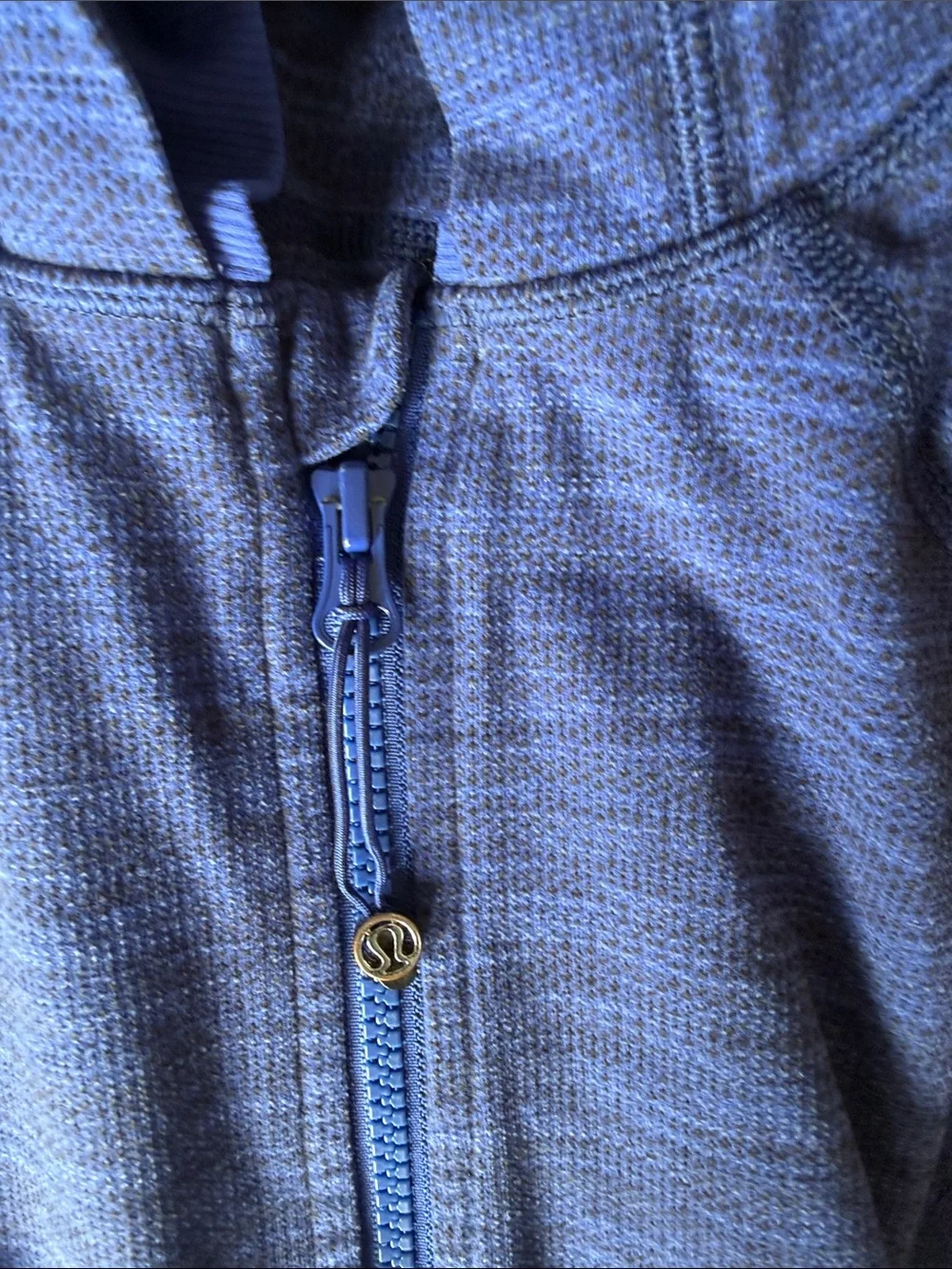 Lululemon Daily Practice Jacket Diamond Jacquard Space Dye Sapphire Blue Naval ✨
